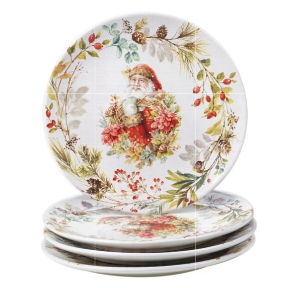 Other - NWOT Set of 4 Large Dinner Plates Christmas Story